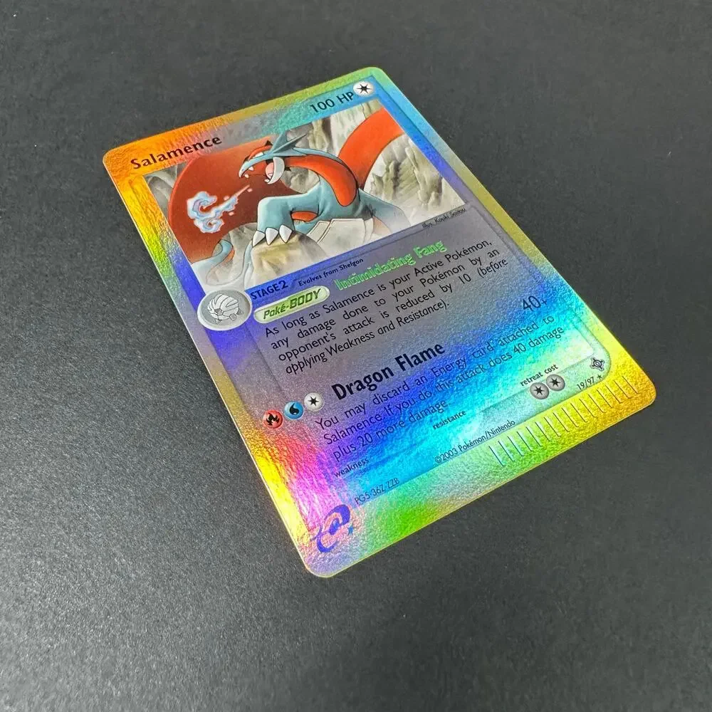 Pokemon TCG Salamence 19/97 EX Dragon Rare Reverse Holo NM